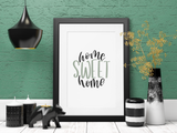 Home Sweet Home 2022 Simple Home Wall Decor Print by WinsterCreations™ Official Store