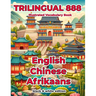 Trilingual 888 English Chinese Afrikaans Illustrated Vocabulary Book: Help your child become multilingual with efficiency