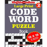 Large Print CODEWORD PUZZLE Book; Vol. 2