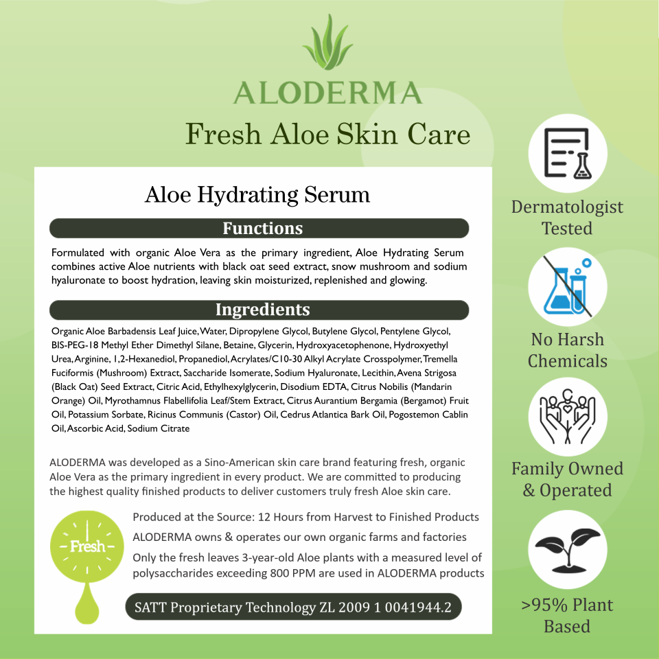 Aloe Hydrating Serum by ALODERMA