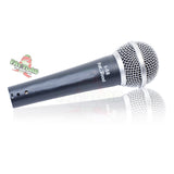 Dynamic Vocal Microphones with XLR Mic Cables & Clips (3 Pack) by FAT TOAD - Cardioid Handheld by GeekStands.com