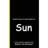 Celebrating the Family Name of Sun