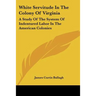 White Servitude In The Colony Of Virginia: A Study Of The System Of Indentured Labor In The American Colonies