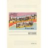 Vintage Lined Notebook Greetings from Jacksonville Beach, Florida