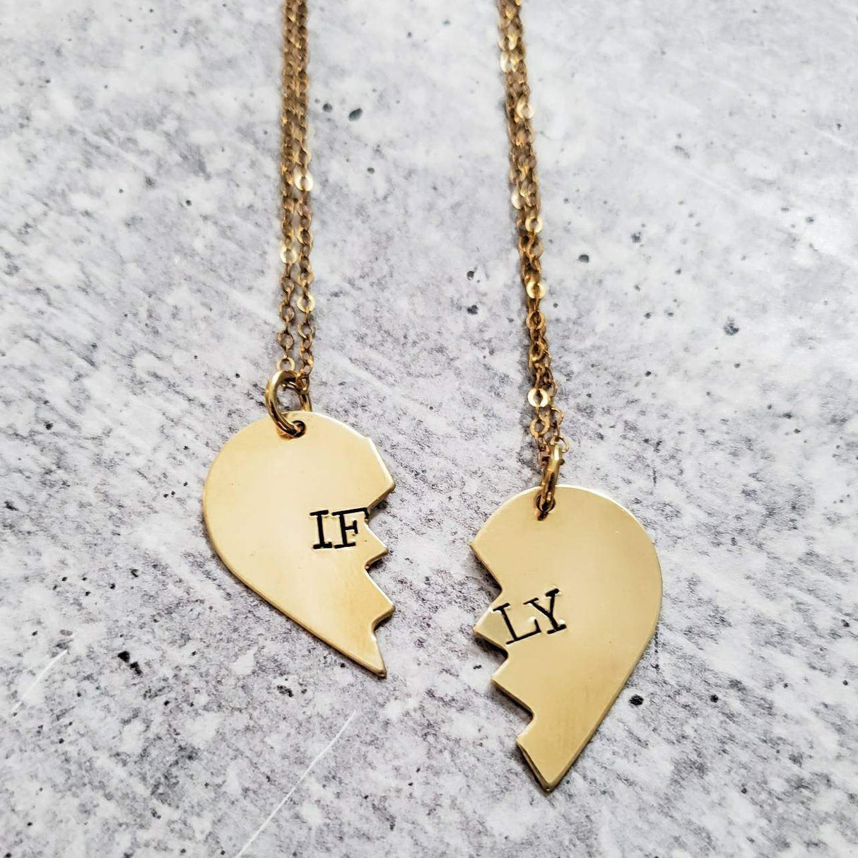 IFLY Broken Heart Friendship Necklaces by Salt and Sparkle