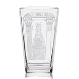 EGYPTIAN TAROT CARD Pint Glasses by LumEngrave