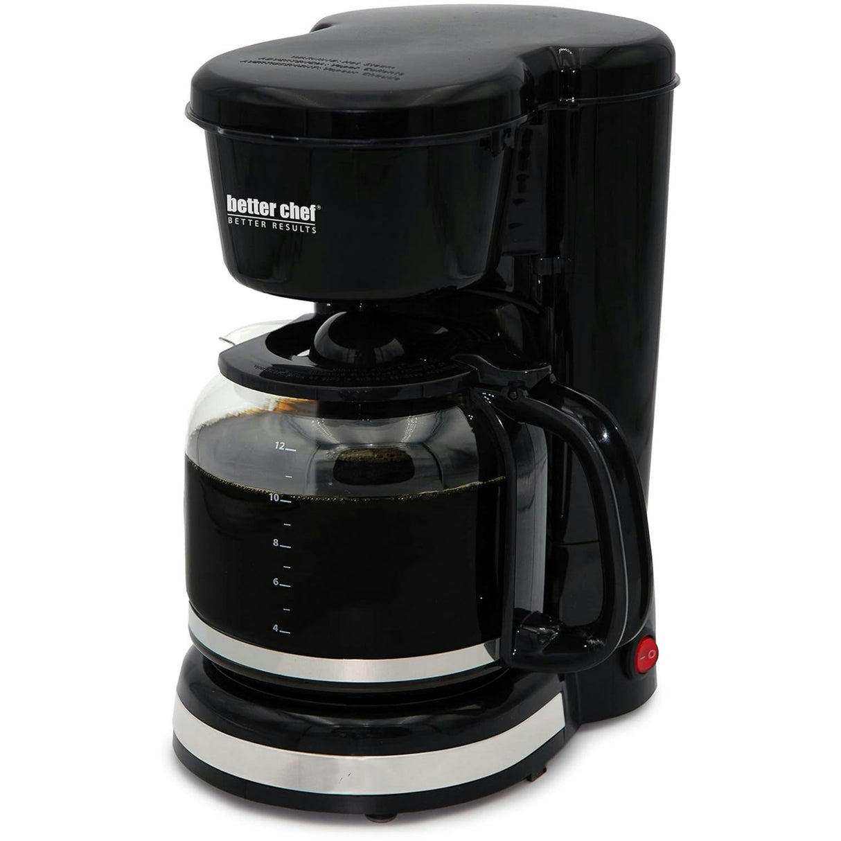 Better Chef 12-Cup Coffeemaker With Grab-A-Cup Feature - Black - 12 cup