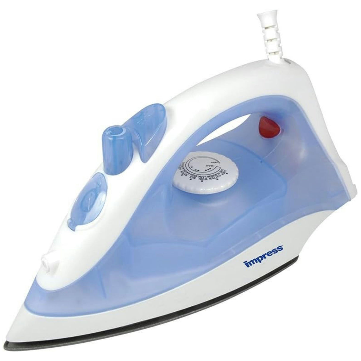 Impress Compact Iron W/Spray And Non-Stick Blue Water Tank No Online - Blue