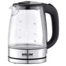 1100-Watt Glass Electric Cordless Kettle With Stainless Accents