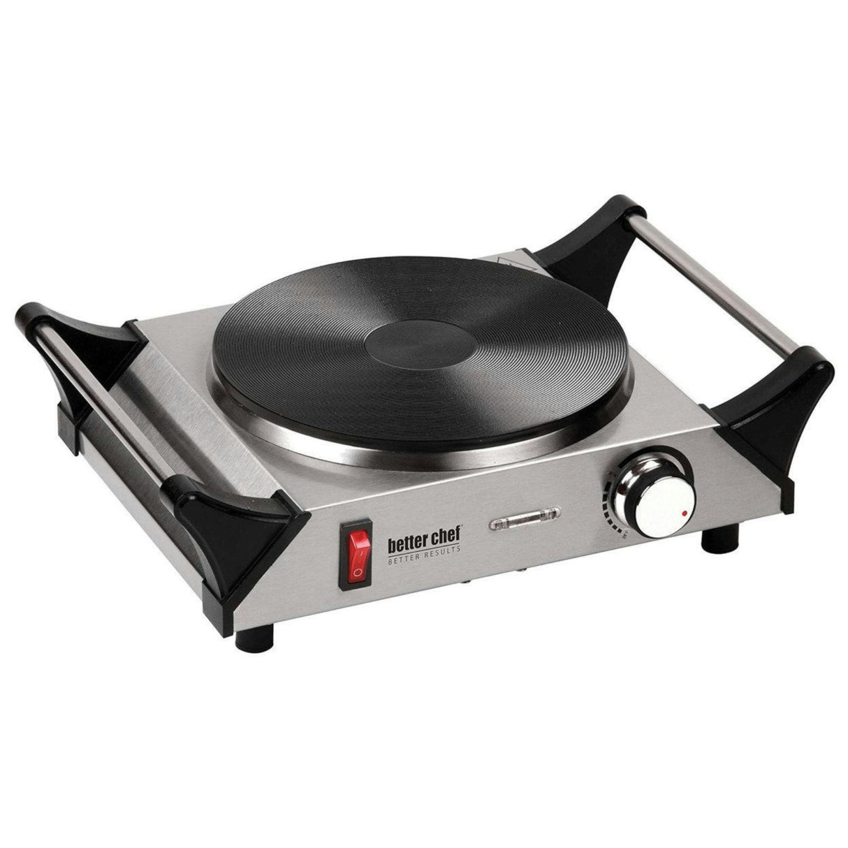 Better Chef Stainless Steel Electric Solid Element Single Burner - Steel - Single