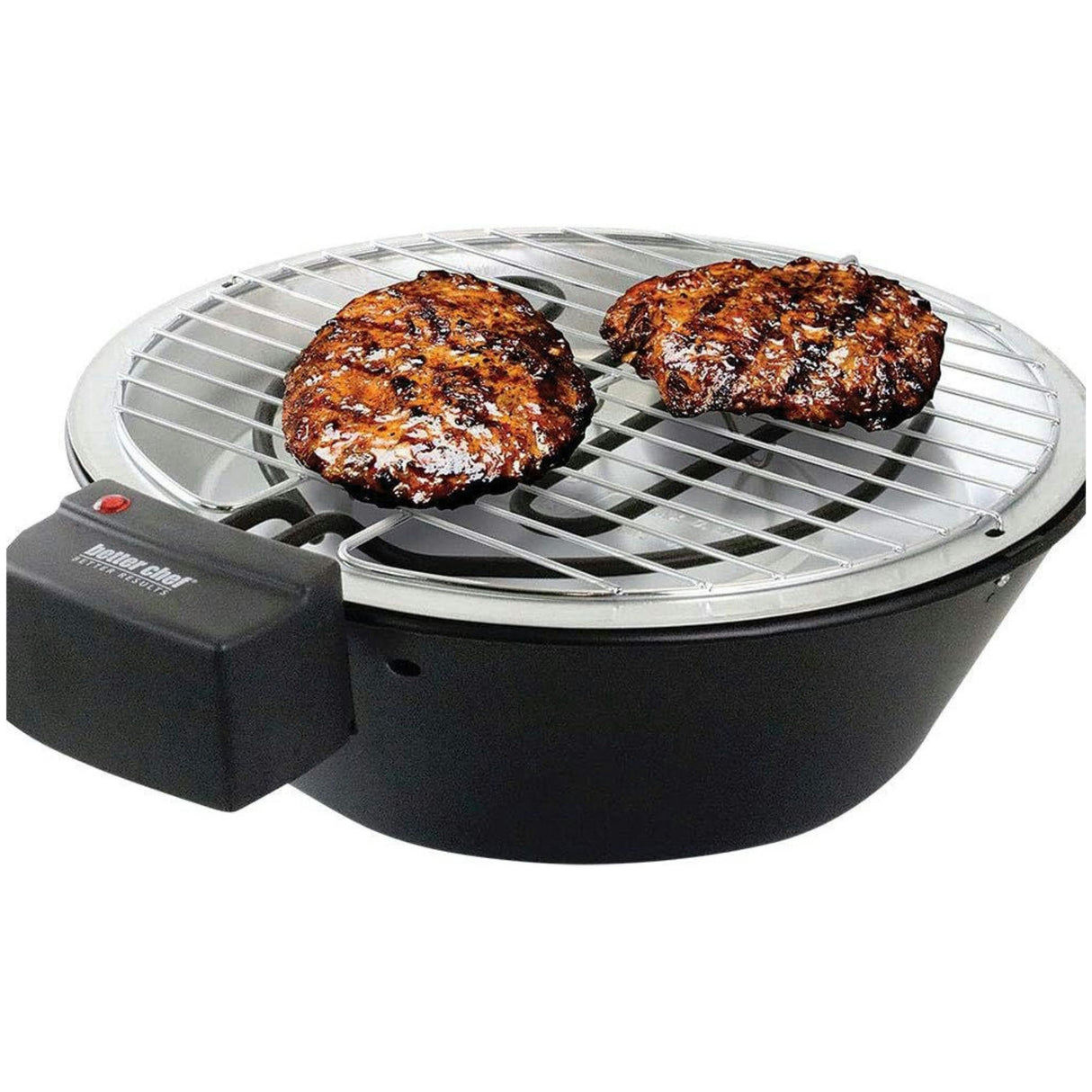 Better Chef Indoor 12-Inch Electric Barbecue - Black - 12 inch