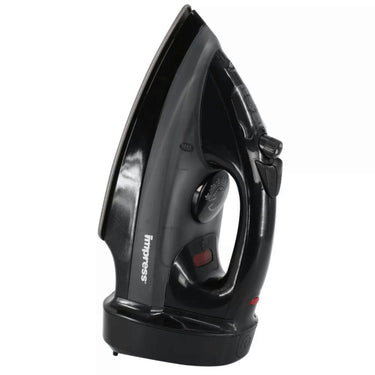 Impress Mid-Size Cord Rewind Iron W/Non-Stick, Spray And Burst - Black