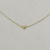 Tiny Initial Necklace by Jonesy Wood