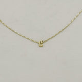 Tiny Initial Necklace by Jonesy Wood