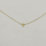 Tiny Initial Necklace by Jonesy Wood