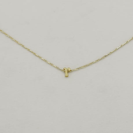 Tiny Initial Necklace by Jonesy Wood