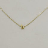 Tiny Initial Necklace by Jonesy Wood