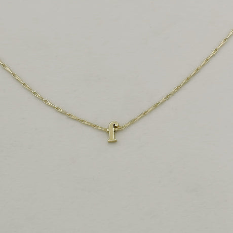 Tiny Initial Necklace by Jonesy Wood