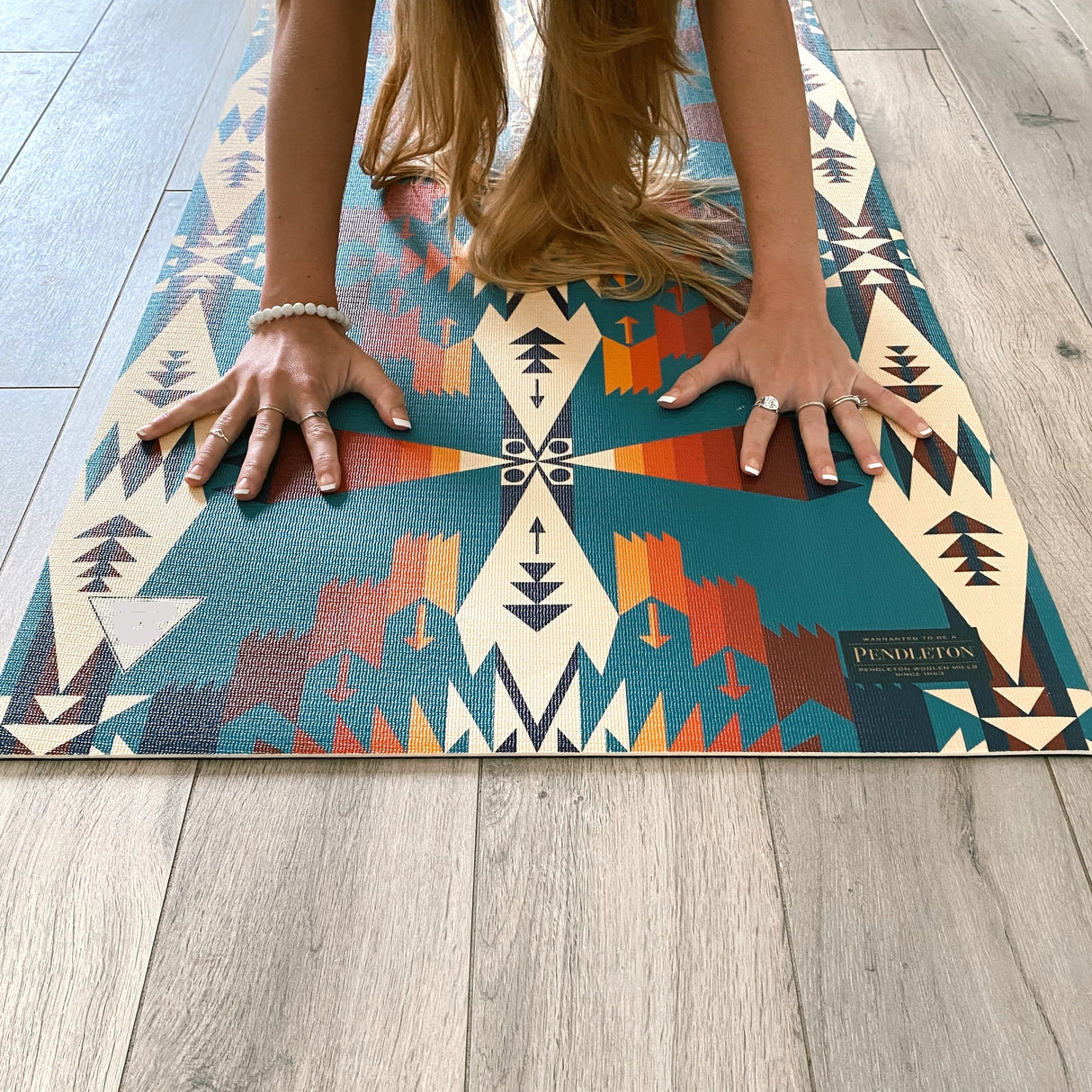 Pendleton x Yune Yoga Tucson Turquoise Mat 5mm by Yune Yoga