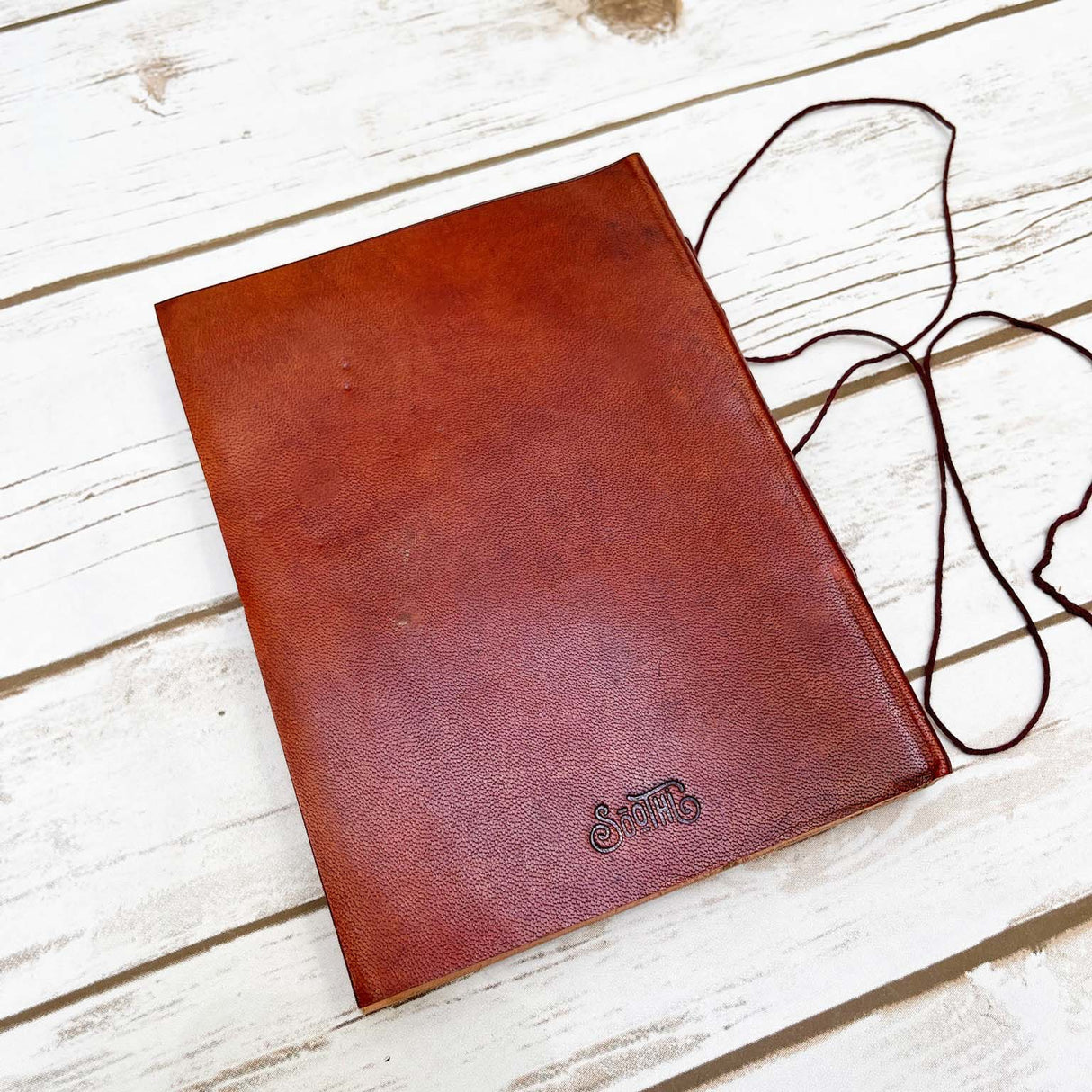 The Future Belongs Eleanor Roosevelt Quote Leather Journal - 8x6 Size by Soothi