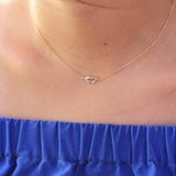 14k Lips Necklace by VicStoneNYC Fine Jewelry