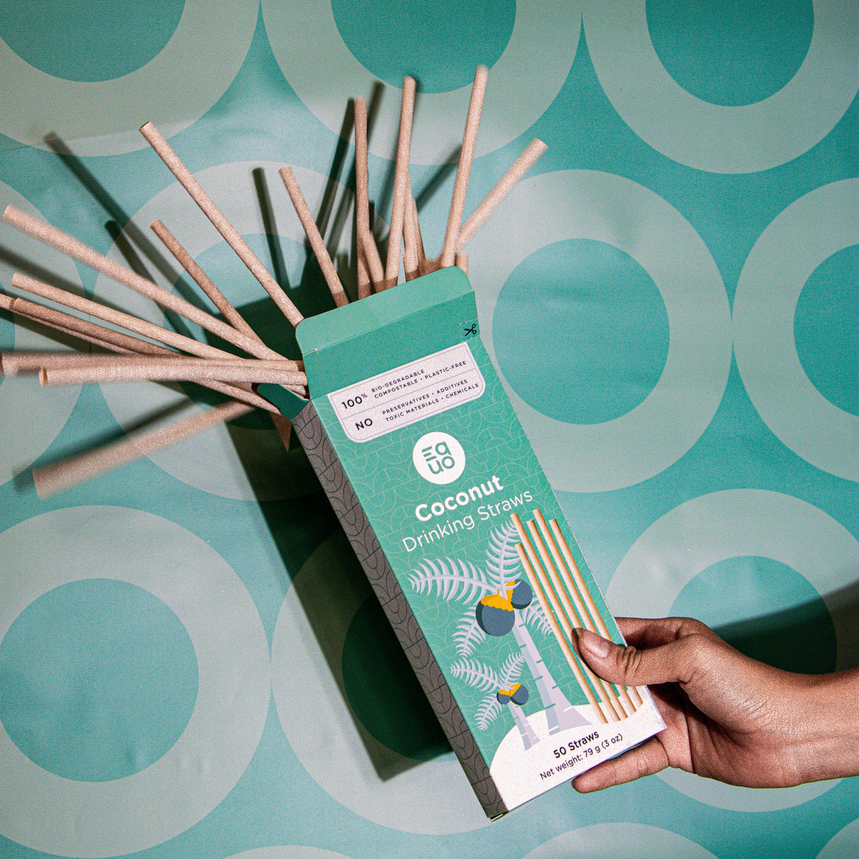 Coconut Drinking Straws by EQUO