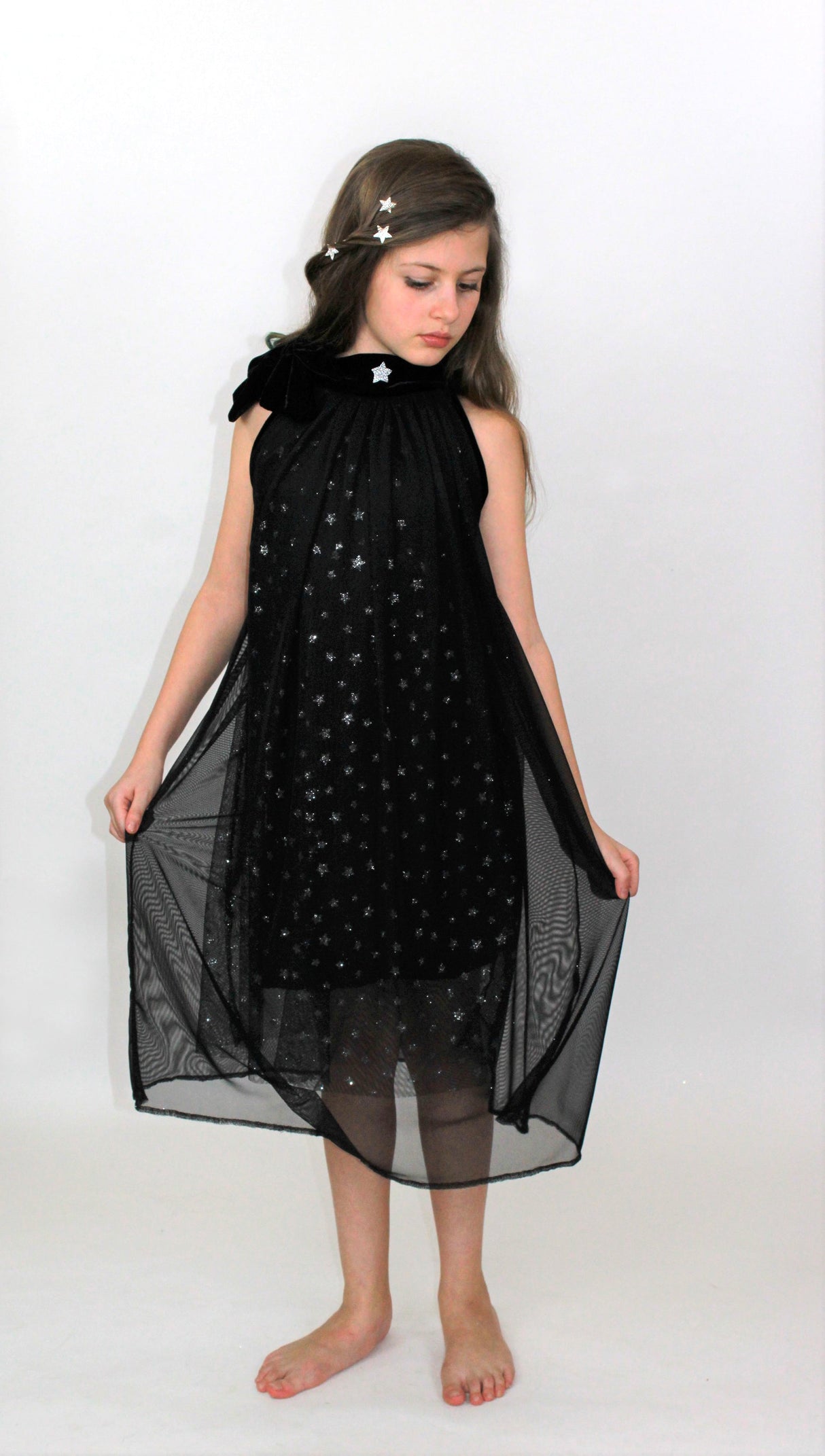 Black starry dress by Stardust