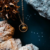 Rings of Saturn Mini Necklace by Yugen Handmade