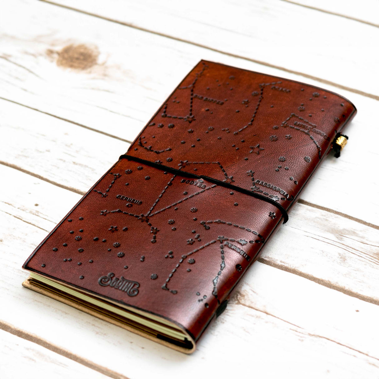 The Future Belongs Eleanor Roosevelt Quote Leather Journal - 8x6 Size by Soothi