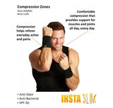 Insta Slim I.S.Pro USA Unisex High Compression Wrist Cuffs AS60041 by InstantFigure - InstaSlim - InstantRecoveryMD