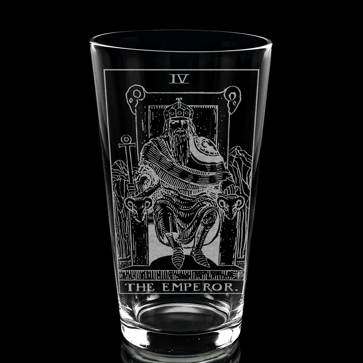 RIDER-WAITE TAROT CARD Pint Glasses by LumEngrave