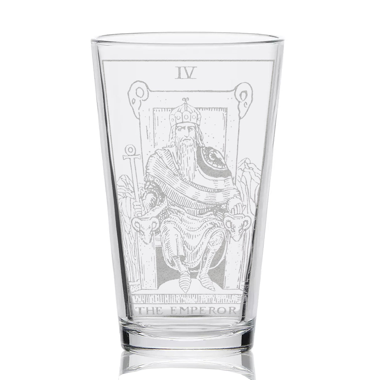 RIDER-WAITE TAROT CARD Pint Glasses by LumEngrave