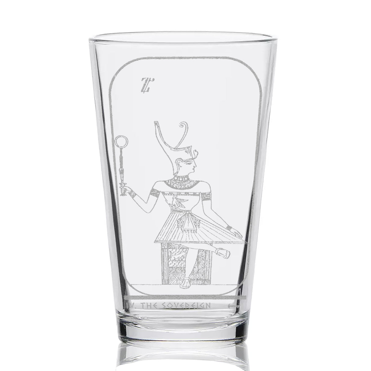 EGYPTIAN TAROT CARD Pint Glasses by LumEngrave