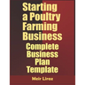 Starting a Poultry Farming Business: Complete Business Plan Template