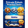 3 Idaho ISAT Grade 3 Math Practice Tests: Full-Length Test Prep with Detailed Answer Explanations