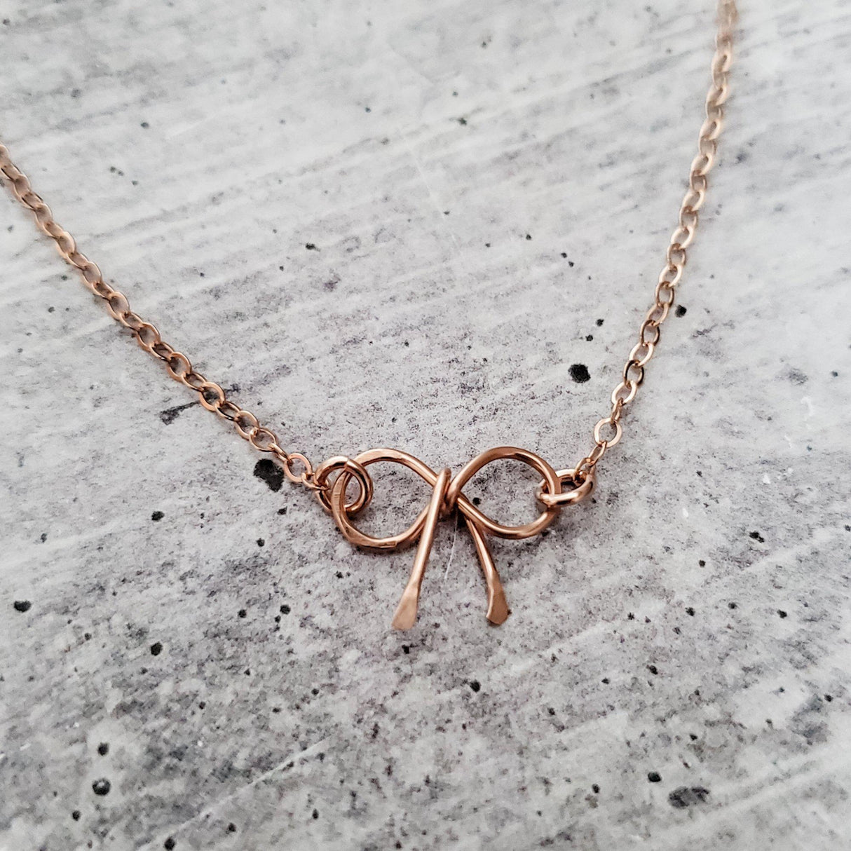 Infinity Knot Necklace for Bridesmaids by Salt and Sparkle