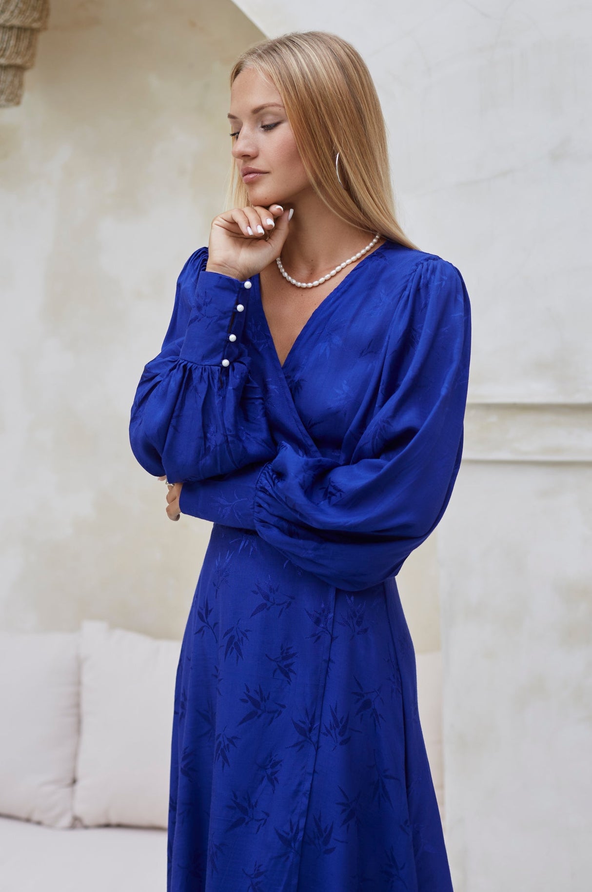 Isabella Long Sleeve Wrap Dress by ELF