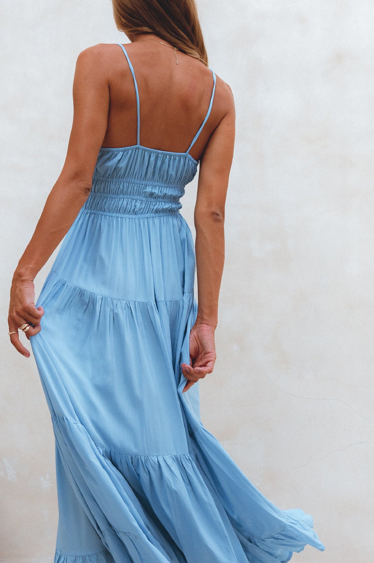 Isadora Tiered Maxi Dress by ELF