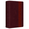 ESV Giant Print Personal Size Bible, Red Letter (Trutone, Mahogany, Trellis Design)