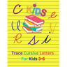 Trace Cursive Letters For Kids 3- 6