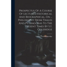 Prospectus Of A Course Of Lectures, Historical And Biographical, On ... Philosophy From Thales And Pythagoras To The Present Times By S.t. Coleridge