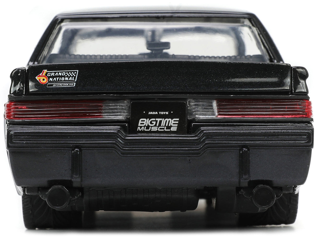 1987 Buick Grand National Black Metallic "Blackbird" "Bigtime Muscle" Series 1/24 Diecast Model Car by Jada