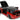 1965 Ford Mustang Custom Red and Black "Bigtime Muscle" Series 1/24 Diecast Model Car by Jada