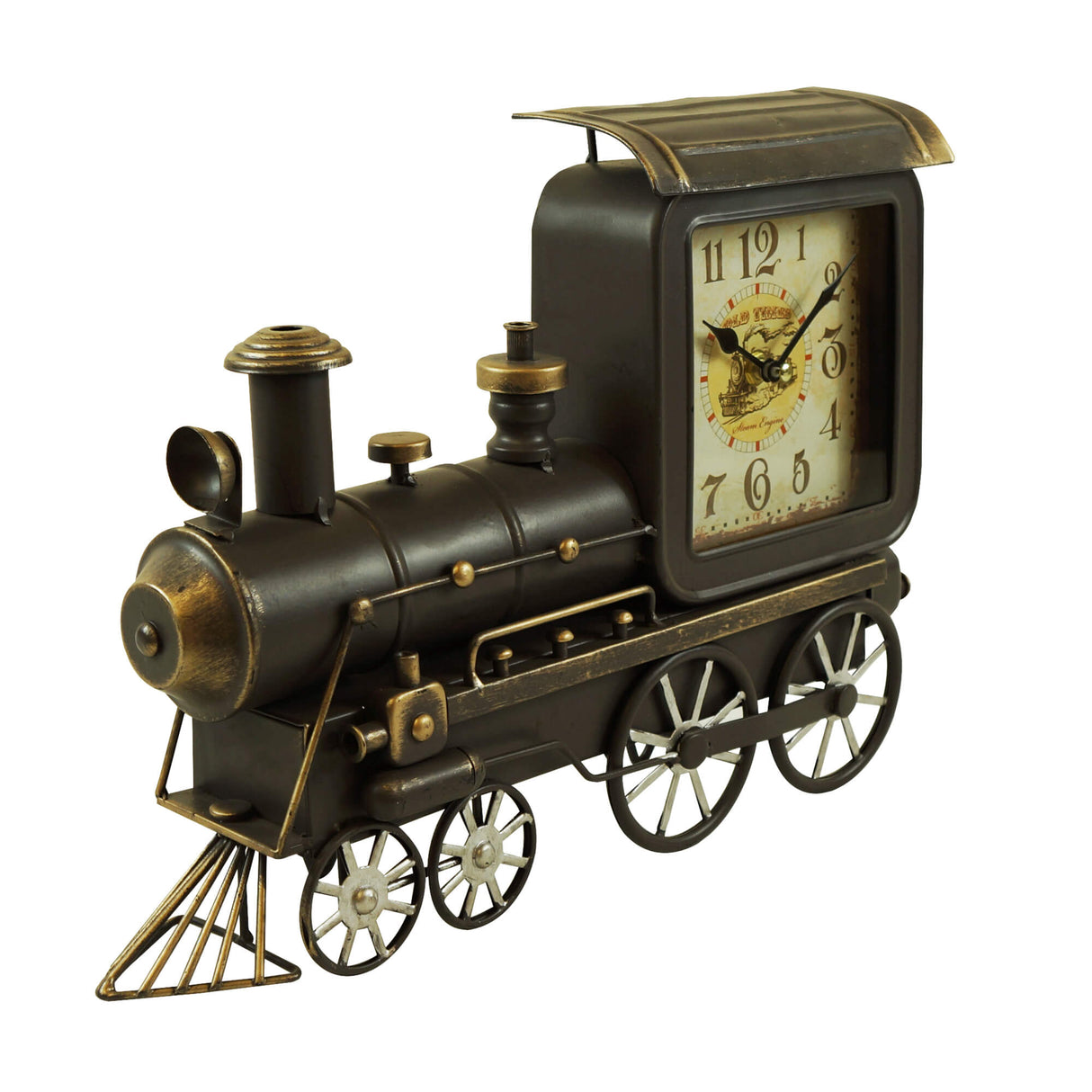 Table clock - Old Train Table Clock by Peterson Housewares & Artwares