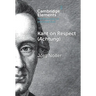 Kant on Respect (Achtung)