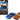 1982 Mazda RX-7 Blue Metallic and 1981 Datsun 280ZX Orange Mist Metallic "Import Heat" Set of 2 Cars 1/64 Diecast Model Cars by Johnny Lightning