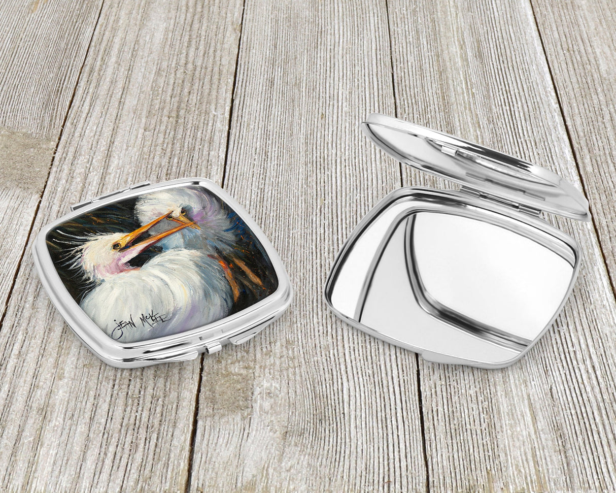 White Egret Compact Mirror JMK1213SCM by Caroline's Treasures