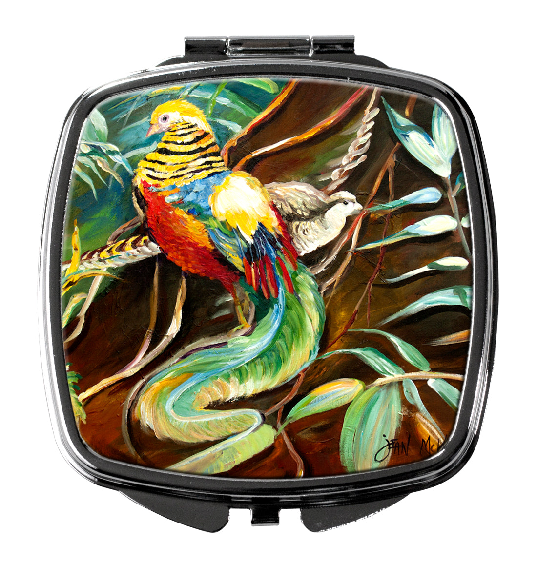 Mandarin Pheasant Compact Mirror JMK1221SCM by Caroline's Treasures