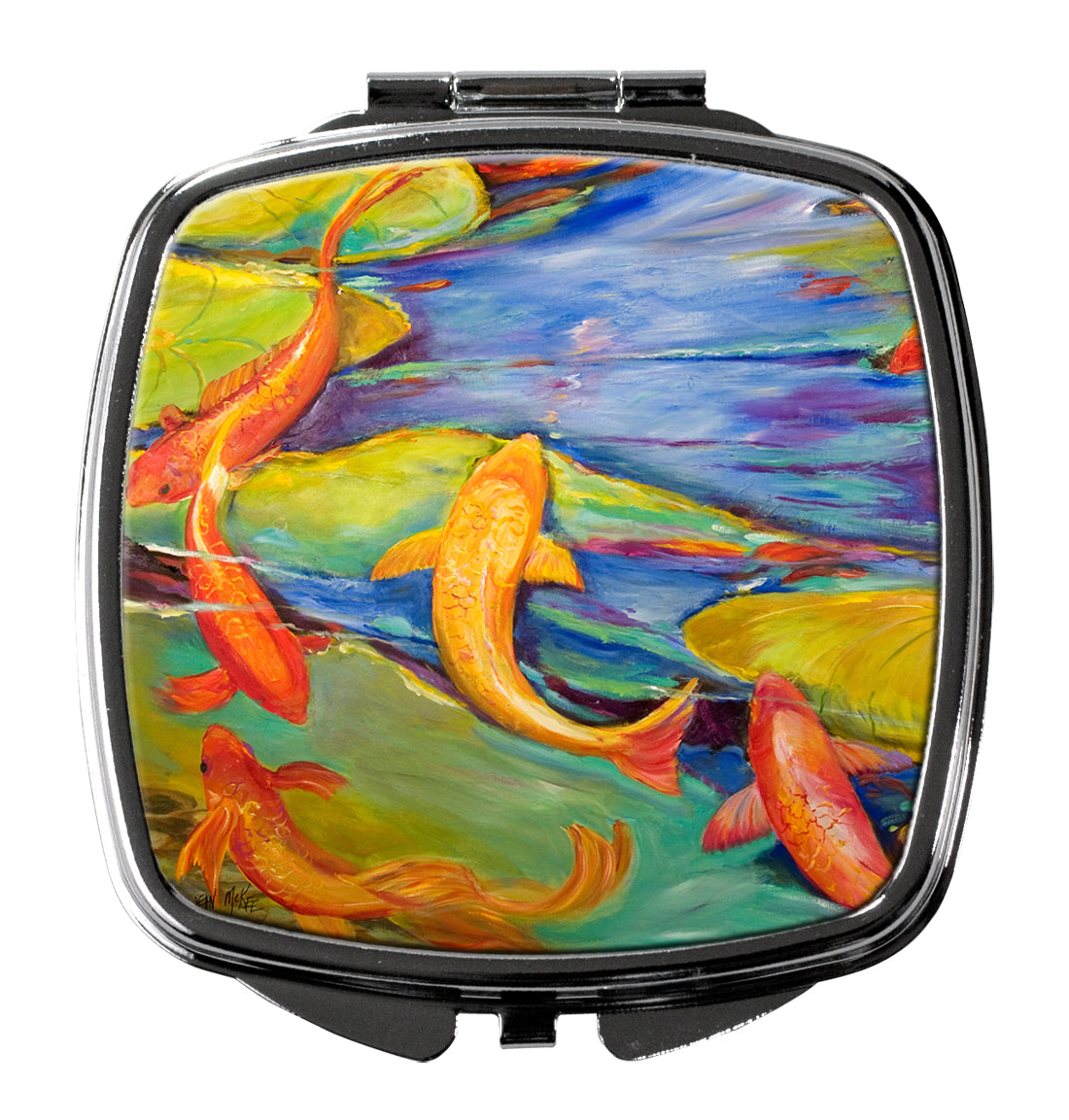 Koi Compact Mirror JMK1263SCM by Caroline's Treasures