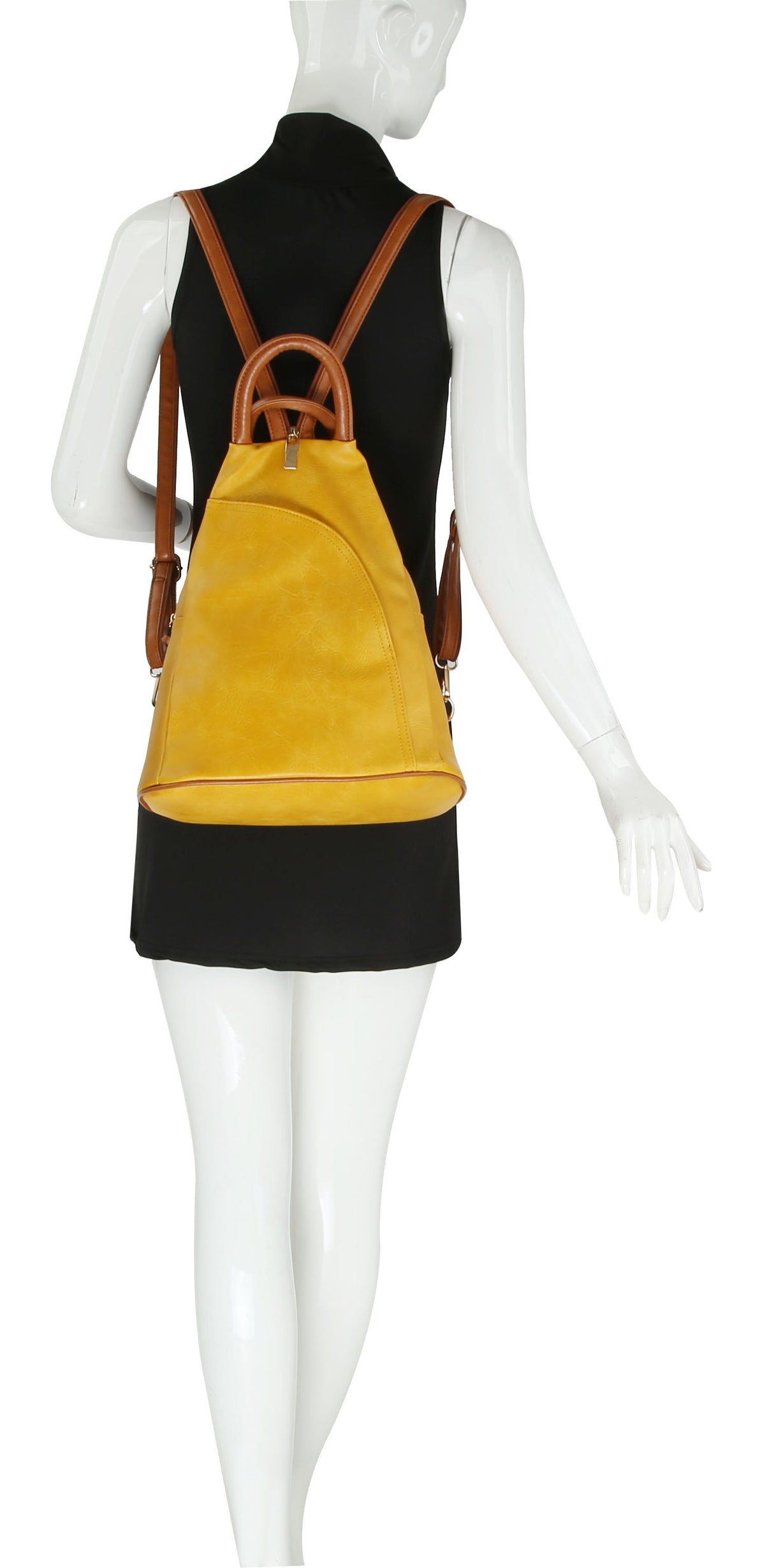 Fashion Two Way Strap Mini Backpack JNM-0066 by hfstylish